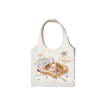 AOSONG Suede Tech Fabric Shoulder Bag Regular Unisex Afternoon Tea