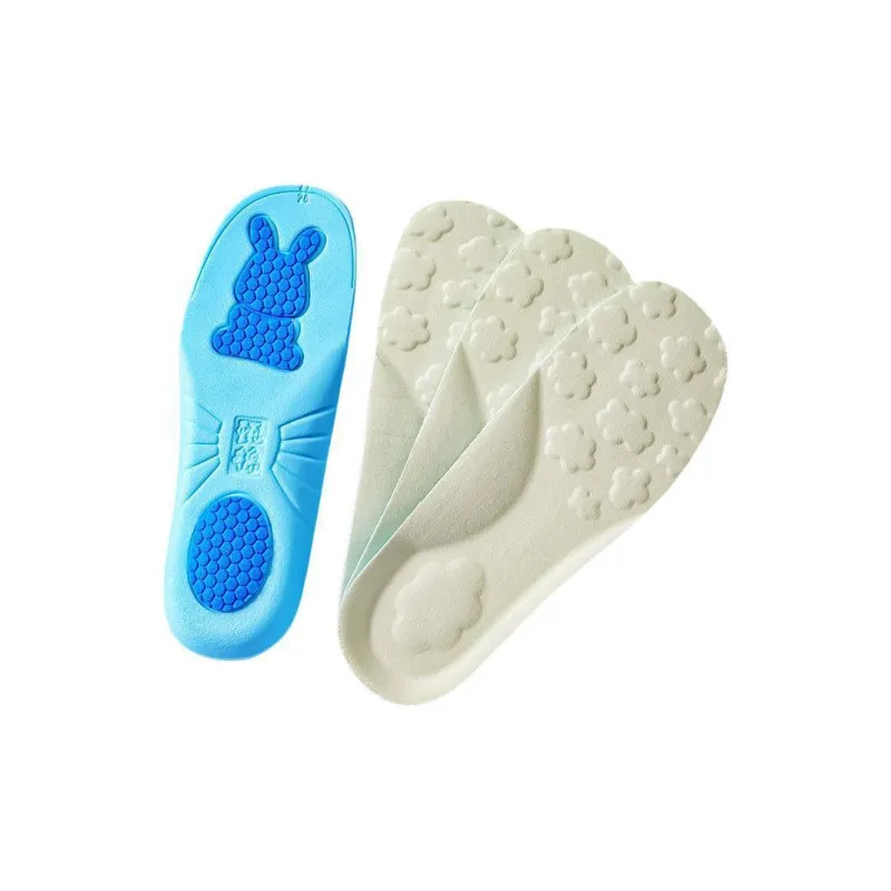 Footprint Tribe Antibacterial Mesh Fabric Strong Cotton Insoles Kids'-6
