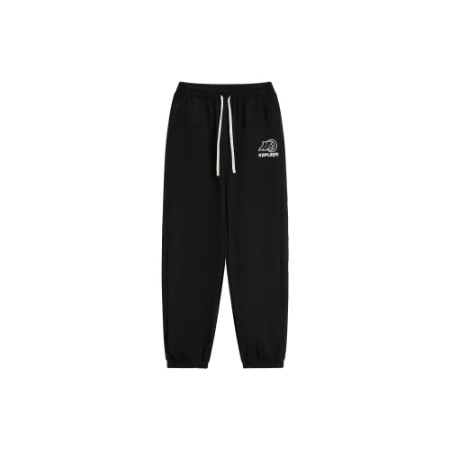 Kepu Knitted Sports Pants Unisex Black