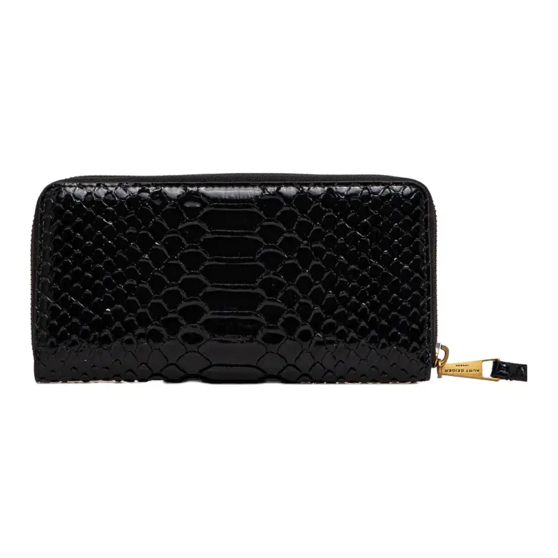 Kurt Geiger London Chelsea Leather Wallet Men's Black-3