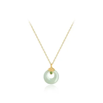 MGS Alloy Glass Necklaces Women's