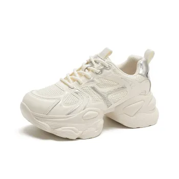 HUANAI Lightweight Height Increasing Low Top Chunky Sneakers Women's