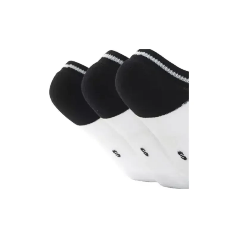 Nike Ankle Socks Women's 3 Pack Black White-3