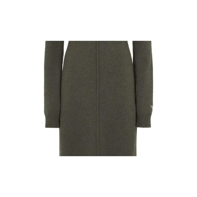 FENDI Turtleneck Long Sleeve Dress-5