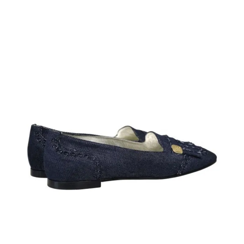 INES DE LA FRESSANGE Denim City Casual Single Shoes Women's Blue-3