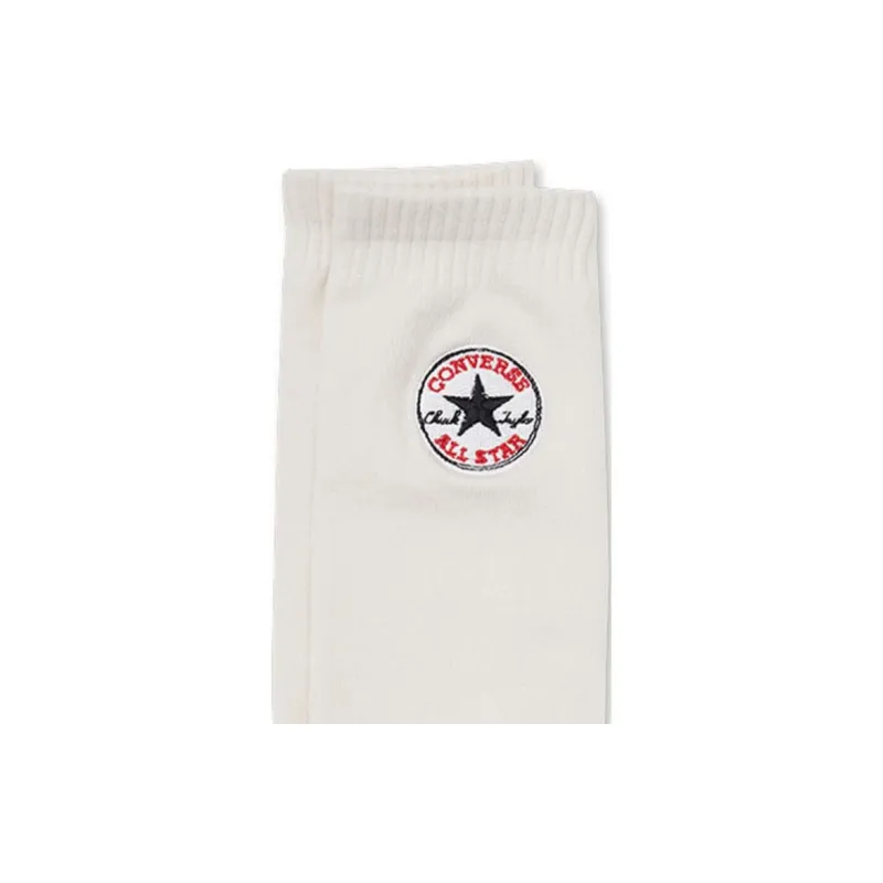 Converse Mid-Calf Socks Unisex 2 Pack White-2