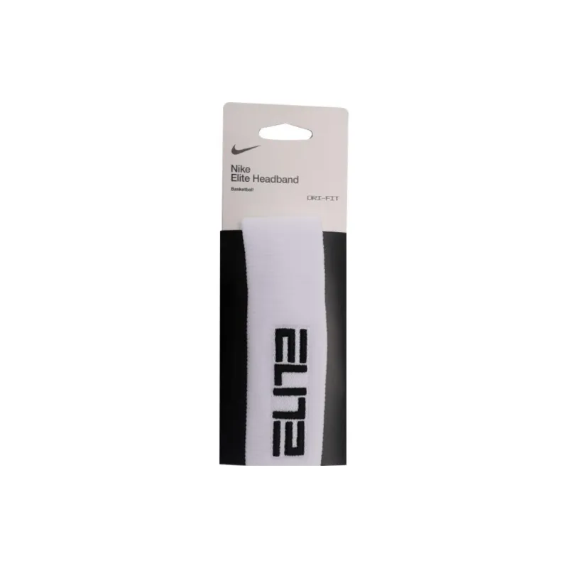 Nike Sweatbands Elastic Moisture Wicking Sweatband 1 Pack White Unisex-2