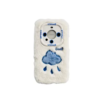 Wei Xin Plush Material Plush Clouds Phone Cases Compatible With Huawei Mate 60/60 Pro/Pura 70/70 Pro+/70 Ultra