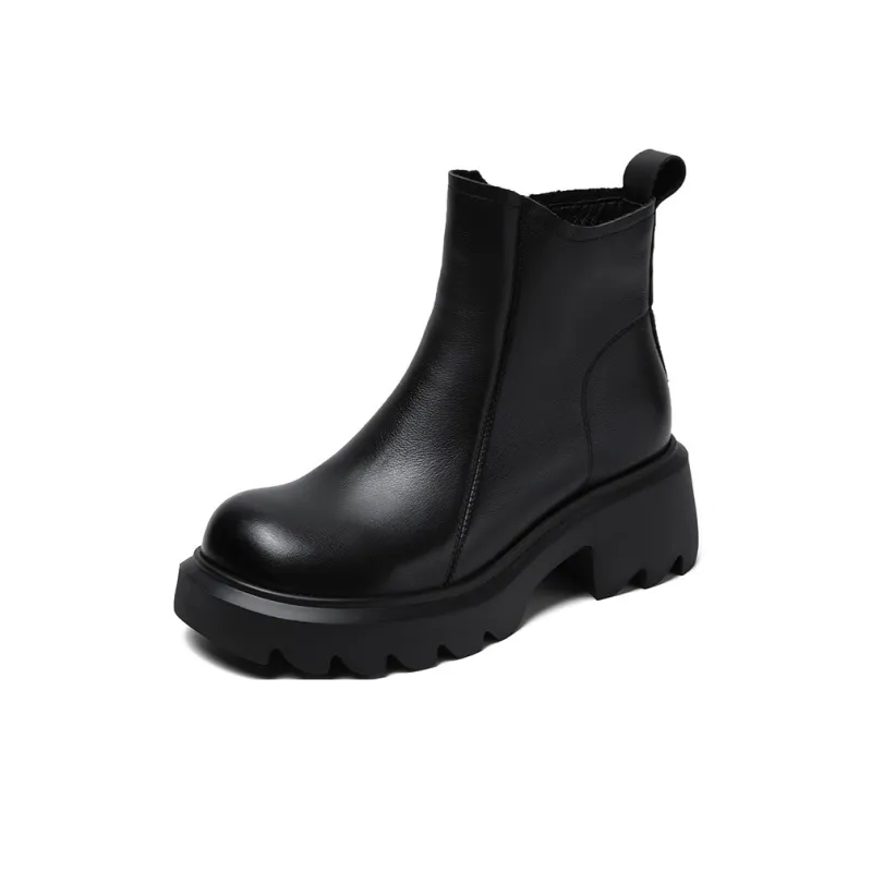 Ruomini Ankle Boots Women's Black-0
