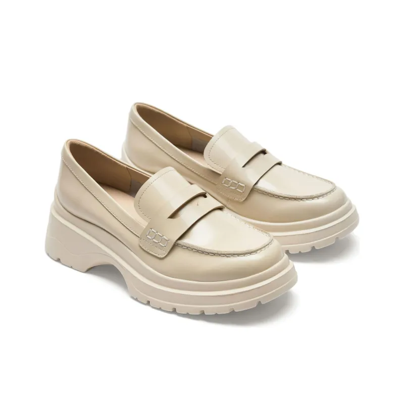 73Hours Cow Cat Loafers 4.5cm Women's-8
