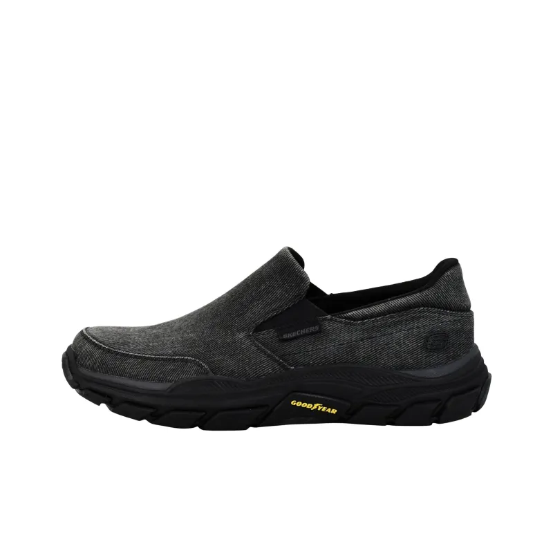 Skechers Respected Anti-Slip Wear-Resistant Low-Top Casual Shoes Men's Black-0