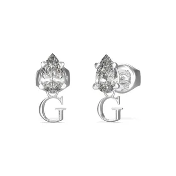 GUESS Stainless Steel Earrings Women's Silver