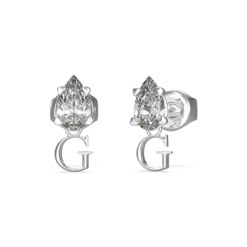 GUESS Stainless Steel Earrings Women's Silver-0