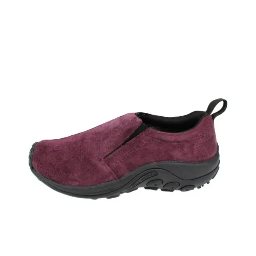 MERRELL Jungle Moc Anti Slip Wear Resistant Low Top Outdoor Shoes Women's Burgundy