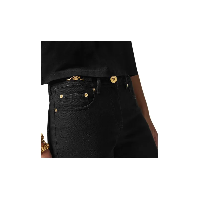 VERSACE La Medusa '95 Mid Rise Jeans-4