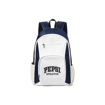 Pepsi Fabric Backpack Backpack Backpack Laptop Bag Regular Unisex Black/Navy Blue