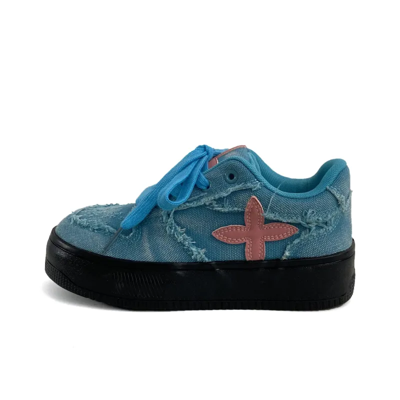 Than Than Me Slip-Resistant Breathable Low-Top Skateboard Shoes Women's-12