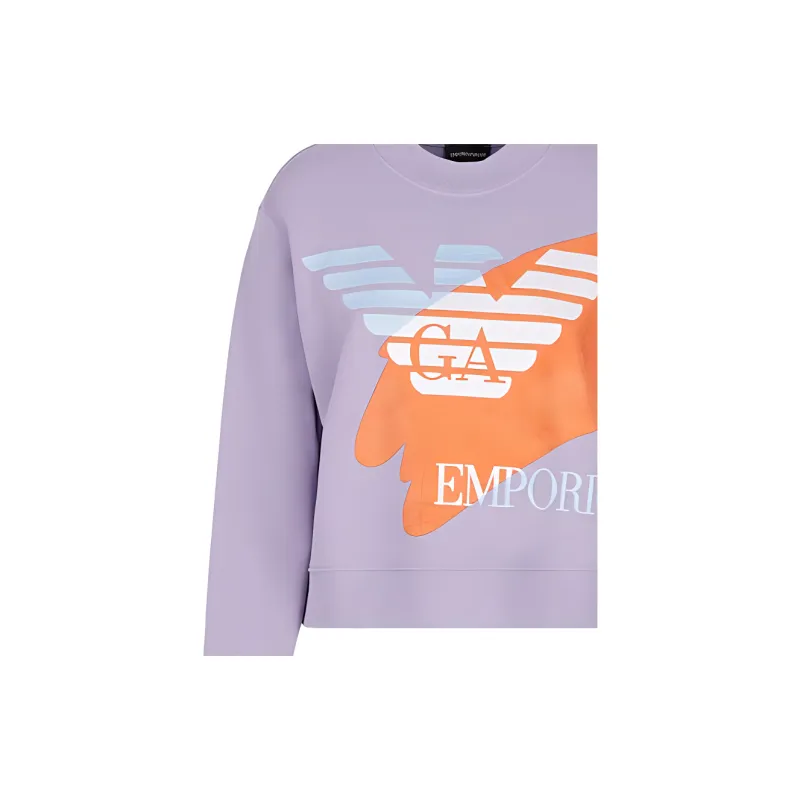 EMPORIO ARMANI Sweatshirts Women's Purple-4