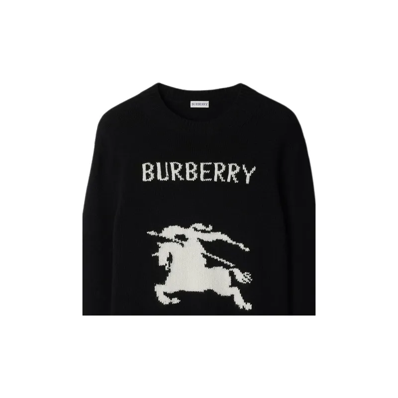 Burberry Ekd Intarsia Knit Crewneck Jumper-5