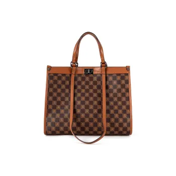 Vigno Synthetic Leather One Shoulder Handbags Regular Women's Coffee/Khaki