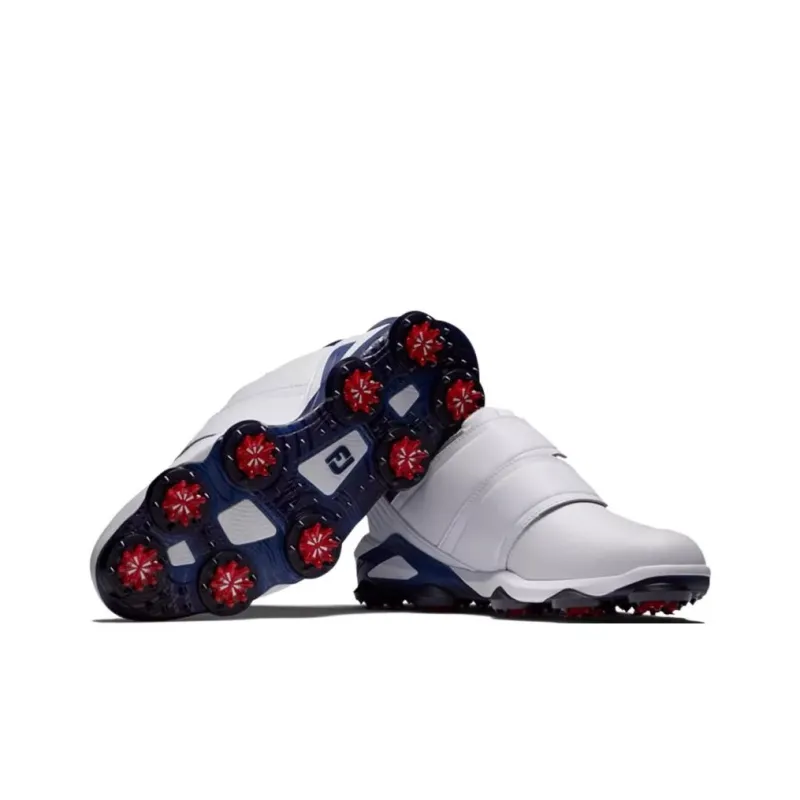 FOOTJOY Cushioning Wear Resistant Low Top Golf Shoes Men's White-4
