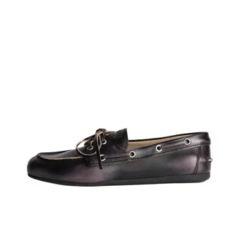 MIU MIU 520 Capsule Collection Casual Single Shoes Women's Black Brown