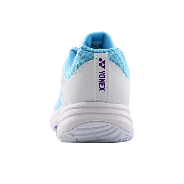YONEX Cushioning Anti Slip And Wear Resistant Coverage Low Top Badminton Shoes Men's Light Gray Blue White-3