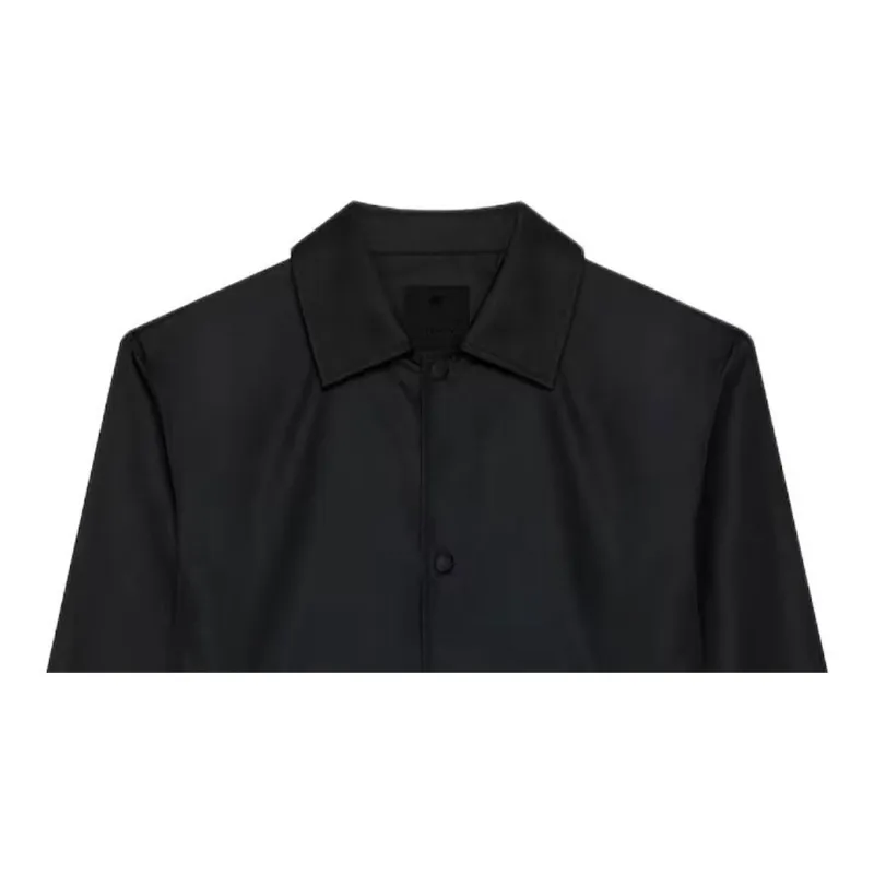 Givenchy Logo Embroidered Button Up Jacket-3