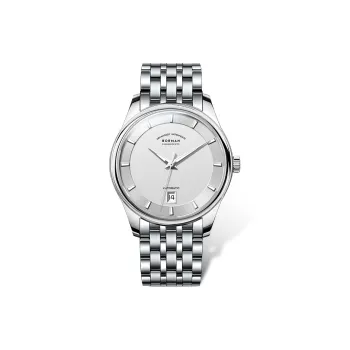 BORMAN Automatic Mechanical Movement Stainless Steel Watchband Men's Watches White Dial