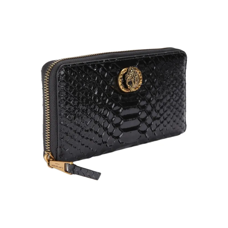 Kurt Geiger London Chelsea Leather Wallet Men's Black-1
