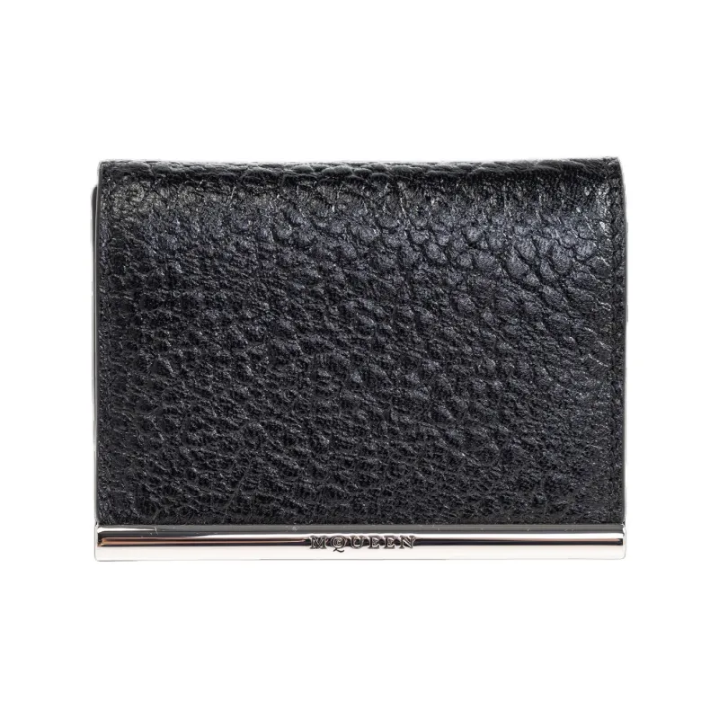 Alexander McQueen Lambskin Wallet Women's Black-0