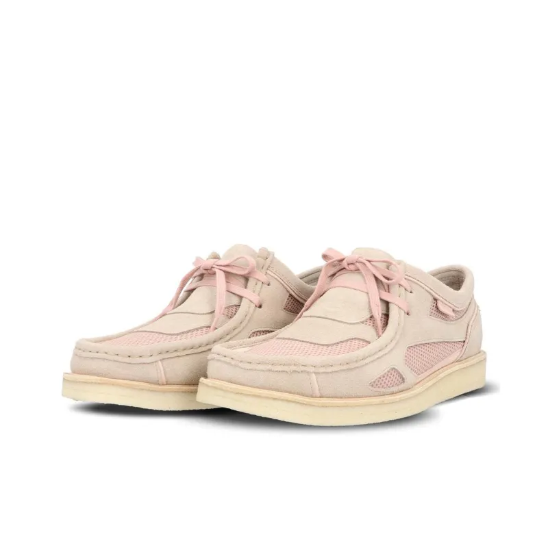 Clarks Wallabee Union La Cameo Rose-2