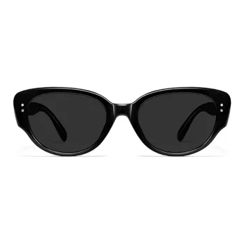 LASHION PC Oval Sunglasses Women's
