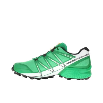 SALOMON SPEEDCROSS PRO Anti Slip Wear Resistant Low Top Running Shoes Men's Green