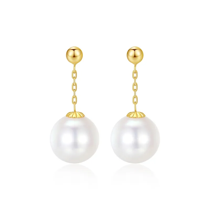 Inlady Saltwater Pearl Pearl Earrings Women's-0