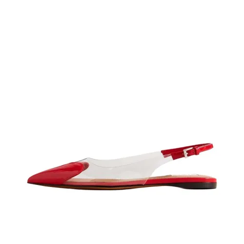 Alaia Le Coeur Casual Single Shoes Women's Red