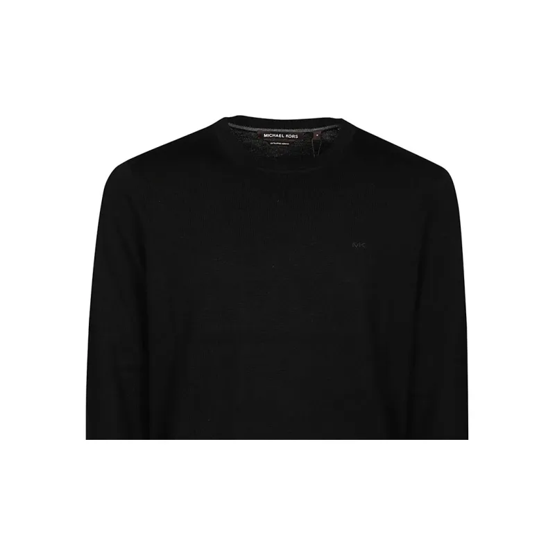MICHAEL KORS Logo Embroidered Crewneck Jumper-5