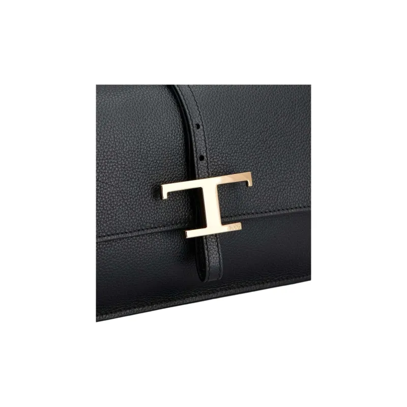 TOD'S T Timeless Flap Shoulder Bag-5