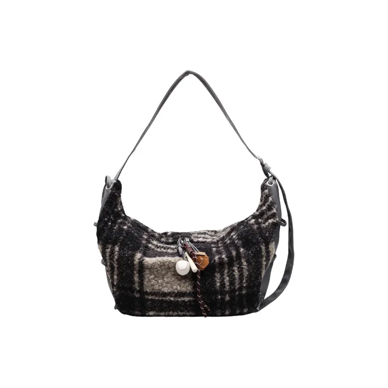 DCLOUD Plush Crossbody Bag Women's Multicolor-7