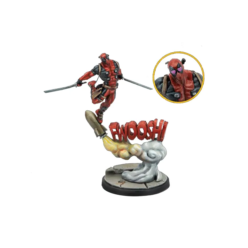 ASMODEE Marvel CP Tactics DEADPOOL And BOB Board Games-2