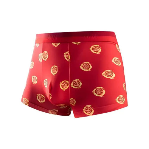 Anta Life Collection Underpants Men's 1 Pack Red Print