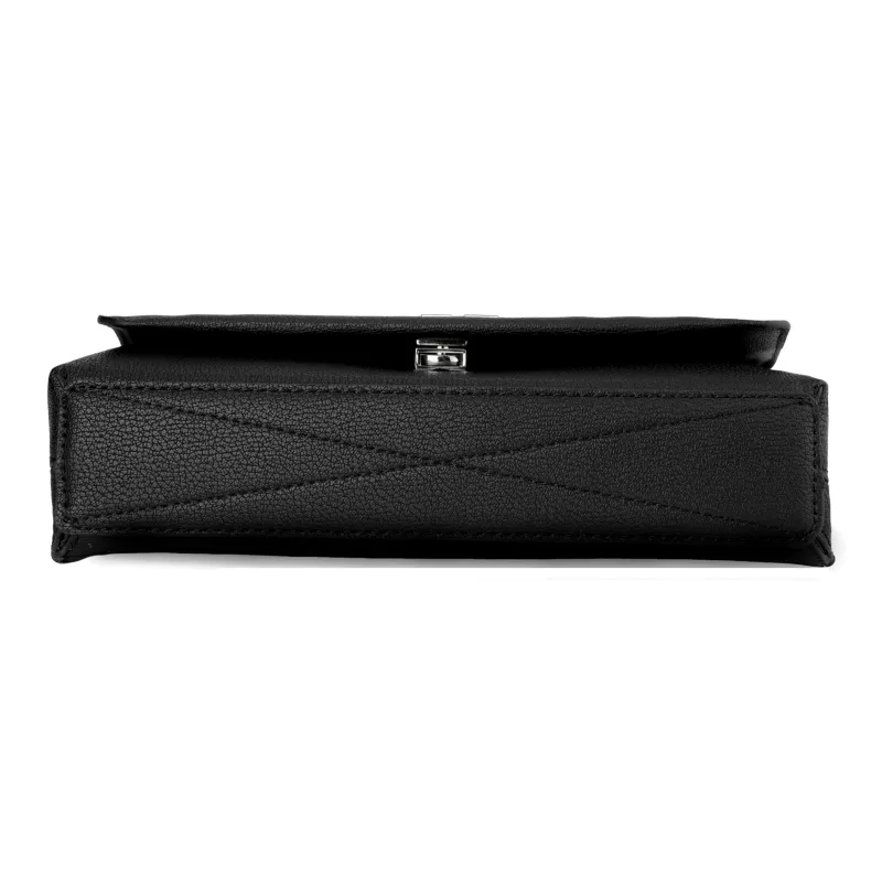 CALVIN KLEIN Synthetic Material Envelope Bag Handbag Shoulder Bag Women's Black-6