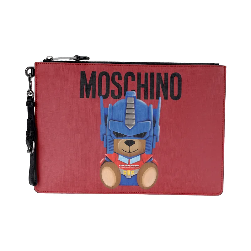MOSCHINO Clutches Red-1