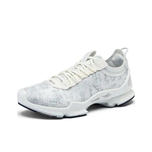Ecco Striding C Slip-Resistant Low-Top Casual Running Shoes Men's Neon White