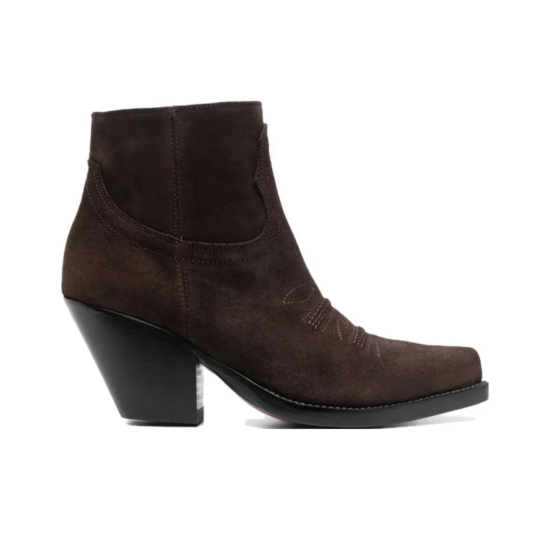 SONORA BOOTS Hidalgo 85mm Leather Ankle Boots Women's-1