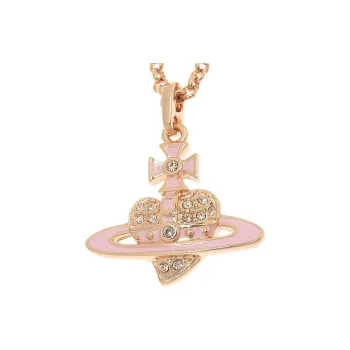 Vivienne Westwood Brass Necklaces Women's Pink