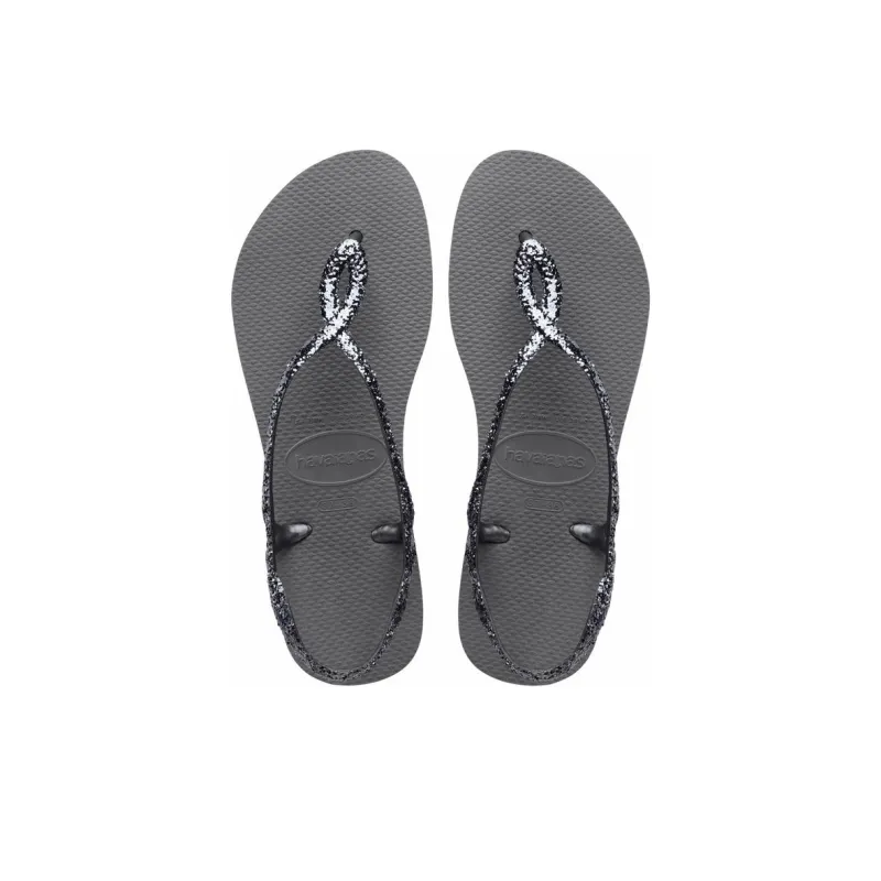 Havaianas Luna Premium II One Strap Sandals Women's Gray-2