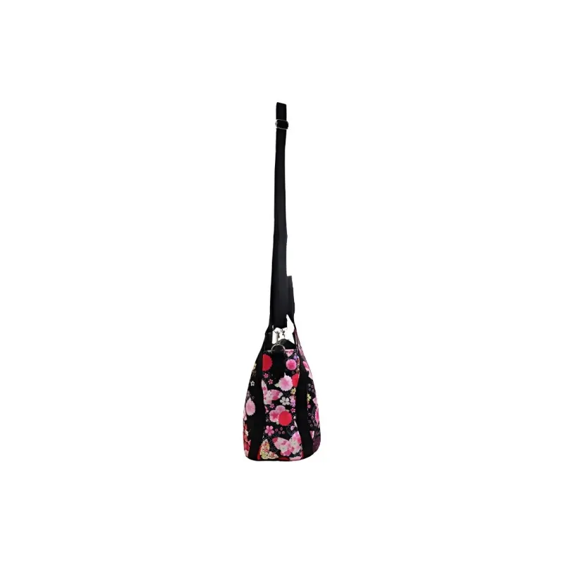 Sanrio Polyester Balloon Bag, Handbag, Shoulder Bag Mini Women's Black-1