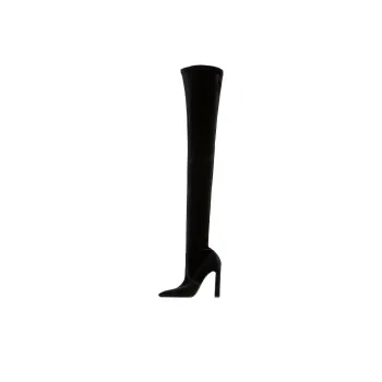 SAINT LAURENT Drew 105mm Pointed-toe Boots