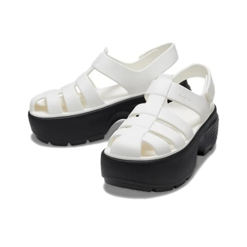 Crocs River Trekking Shoes Women's Chalk-4